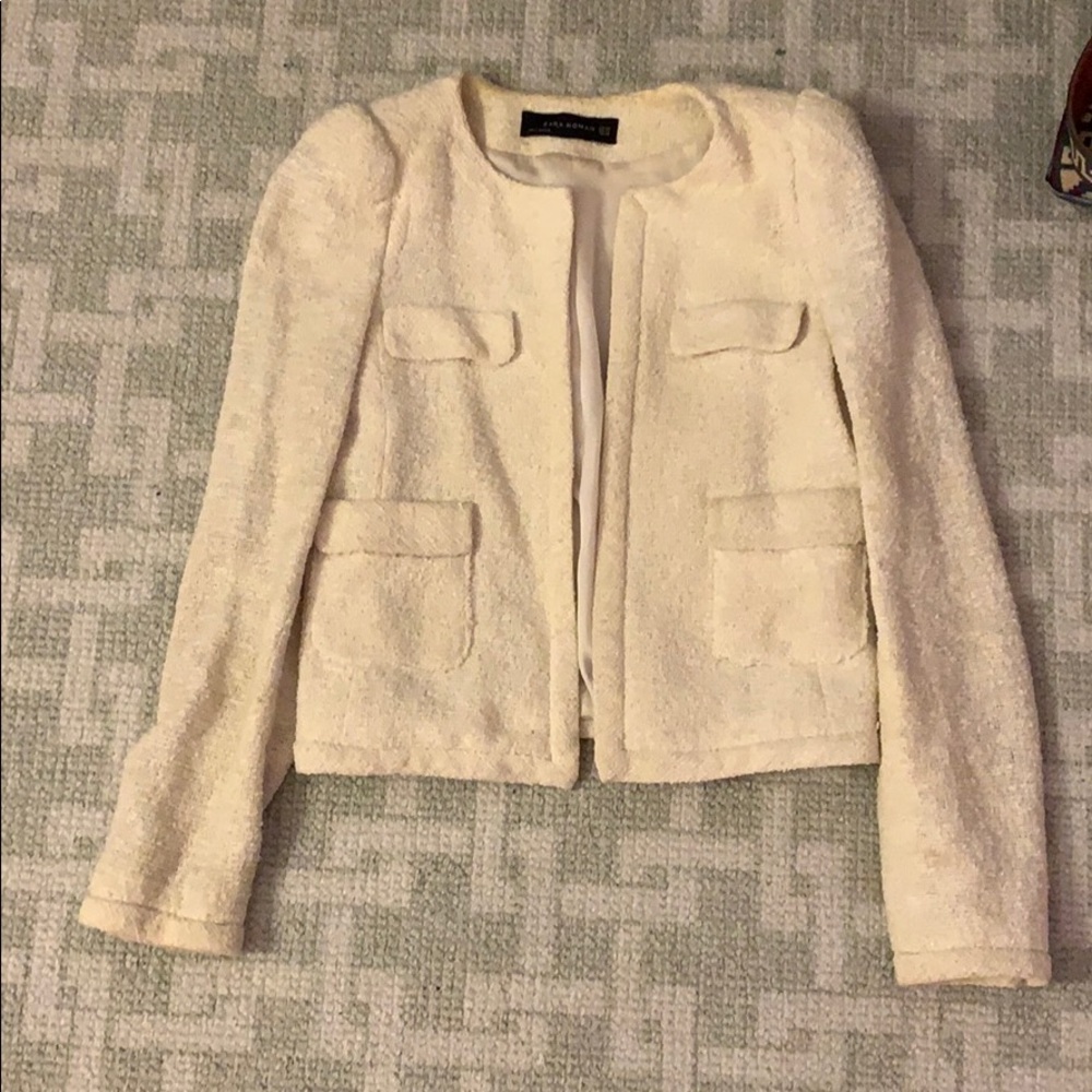 Zara Cream Blazer